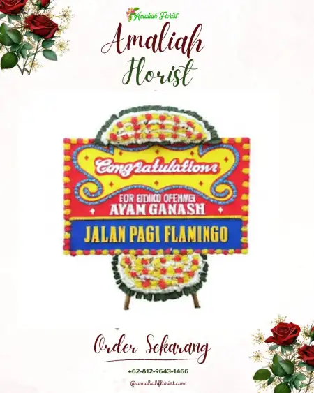 Sewa Papan Bunga Segong